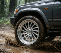 Nouvelles Jantes Forgées BEST WHEEL 26x16 28x16 Pouces à Profil Profond Forgées 4x4 Tout-Terrain 8x180 8x6.5 6x5.5 Polies pour Camionnettes Silverado