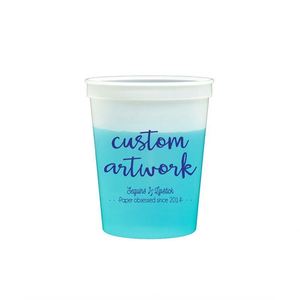 Personalized <b>Plastic</b> Changing <b>Cups</b> <b>Plastic</b> <b>Drinking</b> <b>Cups</b> Custom Logo Stadium <b>Cup</b> PartyWedding Favors - Product Image 1