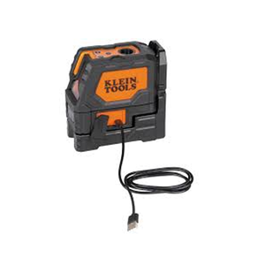 USA TOOLS 93LCLGR Nivel Láser Autonivelante Recargable de Líneas Cruzadas Verdes con Puntos de Plomada Rojos - Product Image 1