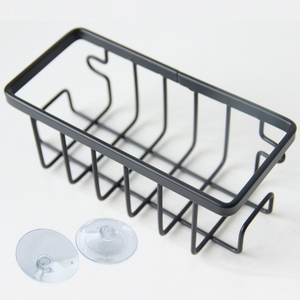 Organisateur <span class=keywords><strong>de</strong></span> <span class=keywords><strong>rangement</strong></span> pour évier <span class=keywords><strong>de</strong></span> cuisine petit support pour éponges savons épurateurs panier en fil métallique ouvert à séchage rapide avec ventouses solides - Product Image 5