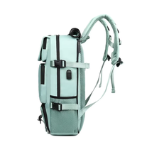 Tas Ransel Olahraga Luar Ruangan Bergaya Bahan Polyester Kapasitas Besar Kompartemen Sepatu Bernapas untuk Gym, Hiking, dan Perjalanan