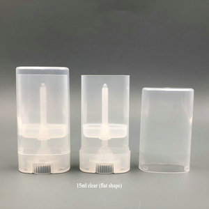 <span class=keywords><strong>Tube</strong></span> ovale de bâton de protection solaire torsadé noir blanc transparent de 15 ml 15g, récipient de <span class=keywords><strong>tube</strong></span> de baume de bâton de <span class=keywords><strong>colle</strong></span> de 15g, emballage de <span class=keywords><strong>tube</strong></span> de déodorant - Product Image 3