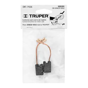 BOÎTE 1 Sac avec 2 charbons de rechange pour SINCO-10X2, TRUPER - Product Image 2