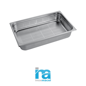 ถาดอาหารสแตนเลสเจาะรู GN 1/1 53 × 32.5 × 10 ซม., 1419 กรัม อิน็อกซ์ อิน็อกซ์ มาเซล - Product Image 4