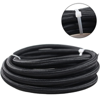 Grande Promotion – Tuyau de Carburant Tressé en Acier Inoxydable, Plusieurs Tailles en Stock, Tuyau d'Huile en Nylon Noir NBR/CPE
