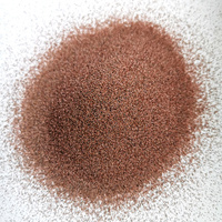 Granat marin naturel haute pureté 80 mesh, abrasif à faible teneur en impuretés pour la découpe au jet d'eau de l'acier inoxydable, du marbre et du verre