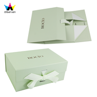 Conception personnalisée boîte de luxe carton emballage logo Saint Valentin mariage magnétique emballage de demoiselle d'honneur boîtes de papier cadeau avec ruban
