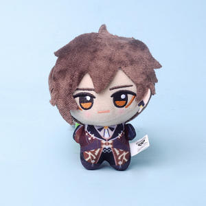 Yeni sevimli Anime Genshin darbe anahtarlık Tartaglia xiangli Xiangfei peluş oyuncak bebek kolye pamuk PP pamuk için doğum günü hediyesi - Product Image 4