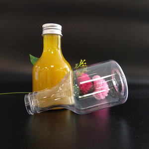 Bouteille de boisson en plastique PET de 200 ml en forme de vin, avec étiquette personnalisée sérigraphiée, de qualité alimentaire, avec bouchon à vis, pour thé, soda - Product Image 3