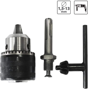 <span class=keywords><strong>Mandrin</strong></span> à clé pour perceuse 1,5-13 mm 1/2 avec clé - Product Image 1