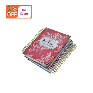 Good Quality Wire O Print Notebook Paper Planner Custom Printing Embossed