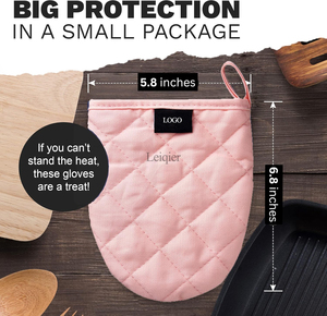 Biểu Tượng Tùy Chỉnh Silicone Lò Găng Tay Chịu Nhiệt Nhà Bếp Găng Tay Và Nồi Chủ Sở Hữu Bộ <span class=keywords><strong>Mini</strong></span> Lò Găng Tay Cho Nấu Ăn - Product Image 2