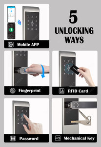 Serratura Digitale Premium in Acciaio Inox 304, Impermeabile, Resistente alle Intemperie, WiFi Tuya Smart Life, con Impronta Digitale, TTLock, RFID, NFC - Product Image 2