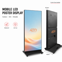 Tótem LED P2.5 para Exteriores, Plegable, Impermeable IP65, Cartel Digital Publicitario con Gestión en la Nube para Cadenas de Tiendas y Hoteles