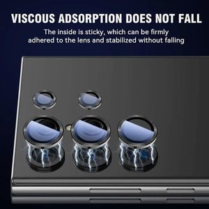 9H Tempered Glass Kim Loại Khung Màu Sắc Ban Đầu Cho Samsung S24 Siêu Máy Ảnh Ống Kính Bảo Vệ Màn Hình - Product Image 3