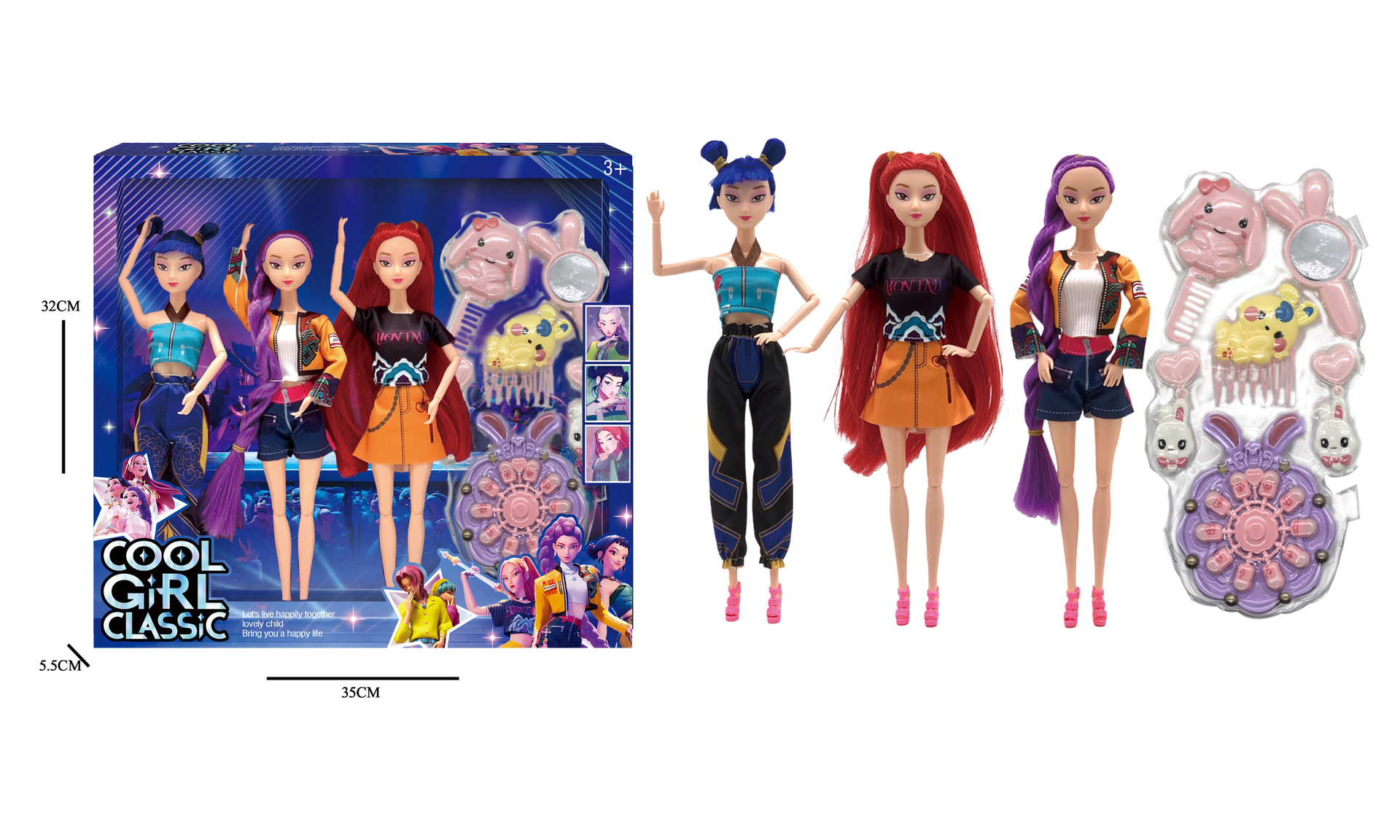 Set De 8 Figuras De Anime Cazadores De Demonios KPOP - Miniaturas De 5-12 Cm Para Coleccionar Y Decorar