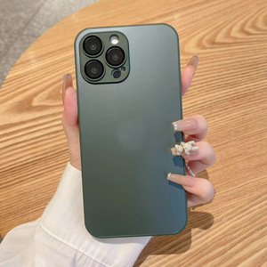 เคสโทรศัพท์มือถือรุ่นใหม่ AG Original สีเดิม สำหรับ <span class=keywords><strong>iPhone</strong></span> 16 15 14 <span class=keywords><strong>Plus</strong></span> 13 12 11 Pro Max พร้อมฟิล์มกันรอยเลนส์ เคสนาโนพีซีสีทรายอ่อน - Product Image 4