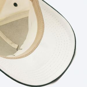 Gorra de Béisbol Blanca y Verde con Estampado de Hojas, Clásica, Transpirable, de 5 Paneles, de Algodón, Estilo Deportivo, Venta al Por Mayor - Product Image 6