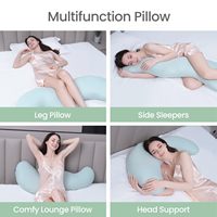 Adultes Refroidissement Mousse à Mémoire Ferme Long Lit Côté Dormir Soutien Complet du Corps Grossesse Maternité Oreiller Étreignant pour Dormeurs Latéraux