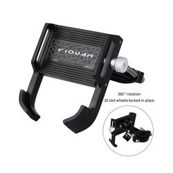 Support de guidon noir rotatif