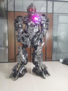 Guangzhou Namchi gran oferta usable adulto Led Robot Stilts Walker Cosplay mascota disfraz <span class=keywords><strong>para</strong></span> Halloween carnaval fiesta - Product Image 5