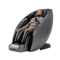 Fauteuil de massage électrique de luxe 2026 AI Dual Core 4D Pro Zero Gravity SL Track pour le corps entier et les jambes, avec chaleur, shiatsu, vibrations et pétrissage