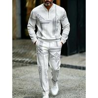 Costume homme Y2 pour TK, livraison en 48h, vêtements transfrontaliers Lazada, impression numérique 3D, extensible dans quatre directions, fermeture éclair