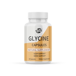 Suplemento de Glicina en Cápsulas, Venta al por Mayor, ODM OEM, para Mejorar el Sueño y Aliviar el Estrés - Product Image 1