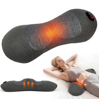 Promotion : Masseur lombaire 3-en-1 avec compression chaude, vibration et traction pour le cou, le bas du dos et la taille – Appareil de massage musculaire lombaire relaxant