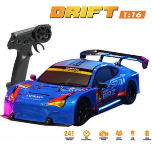 Coche de <span class=keywords><strong>juguete</strong></span> con Control remoto AiJH 1:16 para niños y adultos, 6 barricadas, neumáticos de cuatro velocidades, Material metálico, coche de carreras 4WD RC - Product Image 4