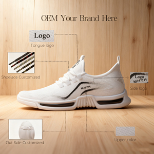 Sepatu Kasual Pria Musim Semi dan Gugur, Berbahan Mesh Bernapas, Anti Bau, Sol Empuk, Serbaguna, Trendi, Sepatu Olahraga - Product Image 2