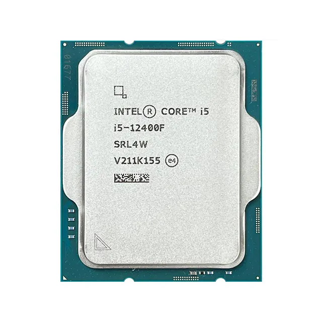 인텔 코어 i5-12400F 용 i5 12400F CPU 2.5 GHz 6 코어 12 스레드 새 프로세서 10NM L3 = 18M 65W LGA 1700 cpus