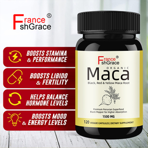 High Potency Maca Root Plant Extracts 1500 mg Suporte de Energia para Homens e Mulheres 120 Cápsulas Maca Root Cápsulas - Product Image 5