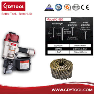 Профессиональный промышленный GDY-CN90 пневматический пистолет для гвоздиков 90 мм Пневматический гвоздодер высокого качества с максимальным воздушным катушкой гвоздей - Product Image 2