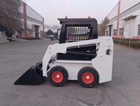Brandneuer Radlader mit Vorderlader und Mini-Kompaktlader mit Hammer