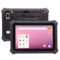 Tablet Robusta Android de 10 Pulgadas con Lector NFC RFID de Huellas Dactilares, Tablet PC Industrial IP67 con Escáner de Código de Barras 2D Incorporado