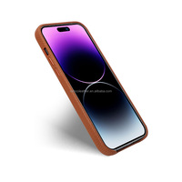 Housse de téléphone en cuir de galets recyclés avec magnétique pour iphone 13 14 15 pro