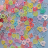 100 Pezzi Cabochon in Resina a Forma di Caramella, Orsetto Gommoso, Cibo Simulato, Decorazione per Scrapbooking e Artigianato Fai da Te