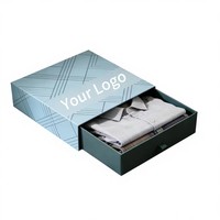 Caja Extraíble con Logotipo Personalizable, Ecológica y Biodegradable, Utilizada para Empacar Ropa, Ropa Interior, Calcetines, etc.
