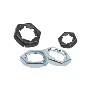 Écrou de retenue à enclenchement GB805 DIN7967 anti-desserrage pour tôles, pour quincaillerie automobile - Product Image 1