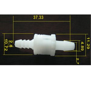 Peças de pressão arterial do conector do GÁS do material do LC-05 ABS para o ex-tubo BP, mangueira de ar, manguito NIBP, esfigmomanômetro eletrônico - Product Image 2