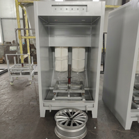 Cabine de peinture en poudre industrielle pour laboratoire avec filtre de recyclage des surpeintes