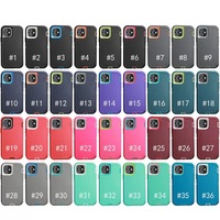 Étui de téléphone robuste antichoc OT à 3 couches pour iPhone 16 Pro Max Plus 15 14 13 Étui de téléphone hybride