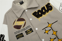 Hip Hop Baseball Vestes Streetwear pilote Veste Hommes Marque Survêtement Casual Lettre Broderie Personnalisé Bomber Vestes et Manteaux