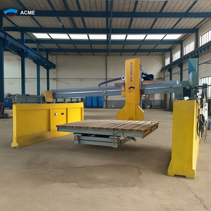Cortadora industrial de piedra de sierra de puente CNC de 3 ejes para losas de mármol de granito con mesa elevadora - Product Image 1