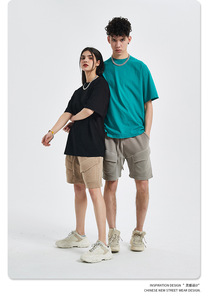 Camiseta de Punto de Alta Calidad con Estampado DTG, 220 g/m², Personalizada, 100% Algodón, Lisa, Estampado DTG, Corte Regular, para Hombre - Product Image 2