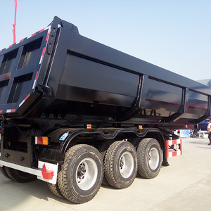 Semirremolque de descarga trasera en forma de U de 3 ejes con capacidad de 20 metros cúbicos para un transporte eficiente de carbón - Product Image 2