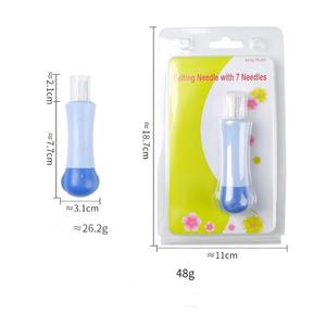 Pluma mágica de plástico para bordado al por mayor, manualidades DIY, bordado Kt, punzón de tejer con 7 agujas - Product Image 6