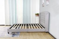 Lits rembourrés avec rangement Cadre Ensembles de lit Queen King Size Tête de lit capitonnée Meubles de chambre à vendre
