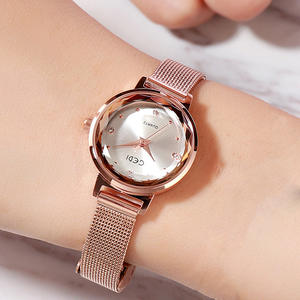 Reloj de Pulsera de Cuarzo para Mujer, Minimalista, Pequeño, de Acero Inoxidable, con Correa de Malla, Resistente al Agua, Diseño Personalizado, Hecho en Fábrica - Product Image 3